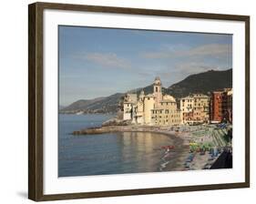 The Village of Camogli, Liguria, Italy, Europe-Angelo Cavalli-Framed Photographic Print