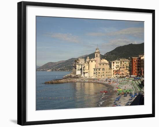 The Village of Camogli, Liguria, Italy, Europe-Angelo Cavalli-Framed Photographic Print