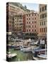 The Village of Camogli, Liguria, Italy, Europe-Angelo Cavalli-Stretched Canvas