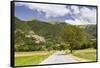 The village of Campi in the Monti Sibilini National Park, Umbria, Italy, Europe-Julian Elliott-Framed Stretched Canvas