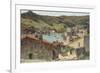 The Village of Collioure with a View of the Port-Henri Martin-Framed Giclee Print