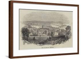 The Village of Edensor-null-Framed Giclee Print