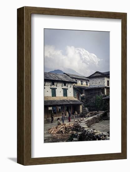 The Village of Ghandruk-Andrew Taylor-Framed Photographic Print