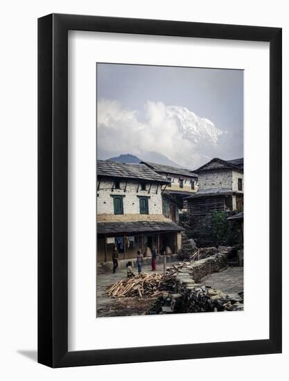 The Village of Ghandruk-Andrew Taylor-Framed Photographic Print