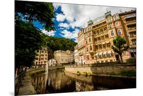 The Village of Karlovy Vary, Bohemia, Czech Republic, Europe-Laura Grier-Mounted Premium Photographic Print