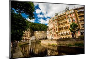 The Village of Karlovy Vary, Bohemia, Czech Republic, Europe-Laura Grier-Mounted Photographic Print