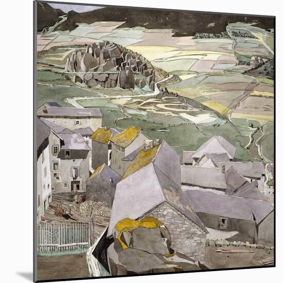 The Village of La Lagonne-Charles Rennie Mackintosh-Mounted Giclee Print