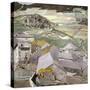 The Village of La Lagonne-Charles Rennie Mackintosh-Stretched Canvas