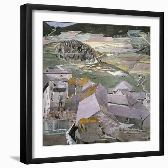 The Village of La Llagonne-Charles Rennie Mackintosh-Framed Giclee Print