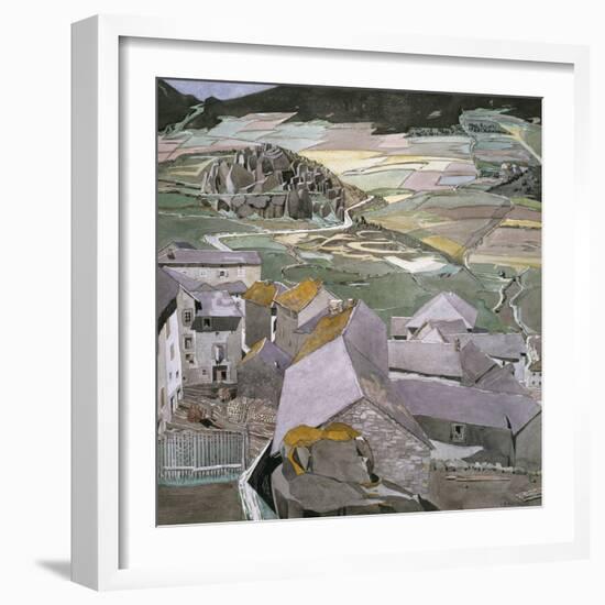 The Village of La Llagonne-Charles Rennie Mackintosh-Framed Giclee Print