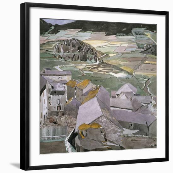 The Village of La Llagonne-Charles Rennie Mackintosh-Framed Giclee Print