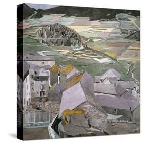 The Village of La Llagonne-Charles Rennie Mackintosh-Stretched Canvas