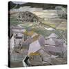 The Village of La Llagonne-Charles Rennie Mackintosh-Stretched Canvas