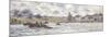 The Village of Lavacourt, 1878-Claude Monet-Mounted Giclee Print