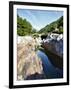 The Village of Lavertezzo on Verzasca River, Canton Tessin, Switzerland, Europe-Angelo Cavalli-Framed Photographic Print