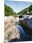 The Village of Lavertezzo on Verzasca River, Canton Tessin, Switzerland, Europe-Angelo Cavalli-Mounted Photographic Print