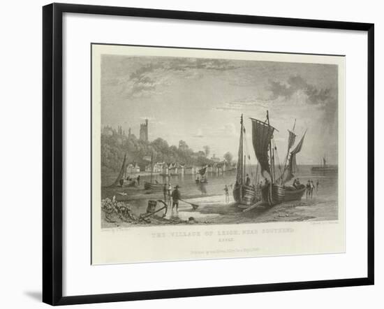 The Village of Leigh, Near Southend, Essex-William Henry Bartlett-Framed Giclee Print