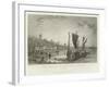 The Village of Leigh, Near Southend, Essex-William Henry Bartlett-Framed Giclee Print