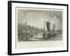 The Village of Leigh, Near Southend, Essex-William Henry Bartlett-Framed Giclee Print