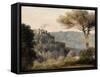 The Village of Nemi, Late 18th-Early 19th Century-Pierre Henri de Valenciennes-Framed Stretched Canvas