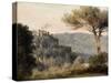 The Village of Nemi, Late 18th-Early 19th Century-Pierre Henri de Valenciennes-Stretched Canvas