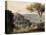 The Village of Nemi, Late 18th-Early 19th Century-Pierre Henri de Valenciennes-Stretched Canvas