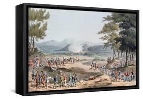 The Village of Pombal, Engraved by C. Turner, 11th March 1811-Thomas Staunton St. Clair-Framed Stretched Canvas