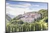 The Village of Preci in the Monti Sibillini National Park, Umbria, Italy, Europe-Julian Elliott-Mounted Photographic Print