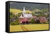 The Village of Ricey Haut in the Champagne Area, France, Europe-Julian Elliott-Framed Stretched Canvas