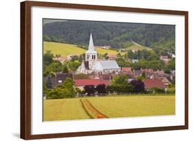The Village of Ricey Haut in the Champagne Area, France, Europe-Julian Elliott-Framed Photographic Print
