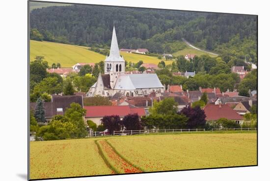 The Village of Ricey Haut in the Champagne Area, France, Europe-Julian Elliott-Mounted Photographic Print