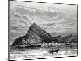 The Village of Rikitea on Mangareva Island-null-Mounted Giclee Print