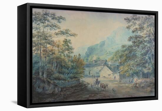 The Village of Rydal, Westmorland-Sawrey Gilpin-Framed Stretched Canvas