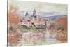 The Village of Vetheuil, c.1881-Claude Monet-Stretched Canvas