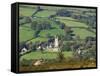 The Village of Widecombe in the Moor, Dartmoor National Park, Devon, England, United Kingdom, Europ-James Emmerson-Framed Stretched Canvas