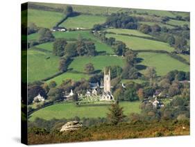 The Village of Widecombe in the Moor, Dartmoor National Park, Devon, England, United Kingdom, Europ-James Emmerson-Stretched Canvas