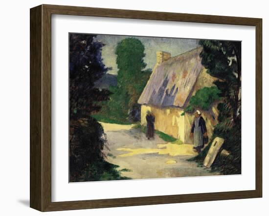 The Village Path, 1890-Eugène Boudin-Framed Giclee Print