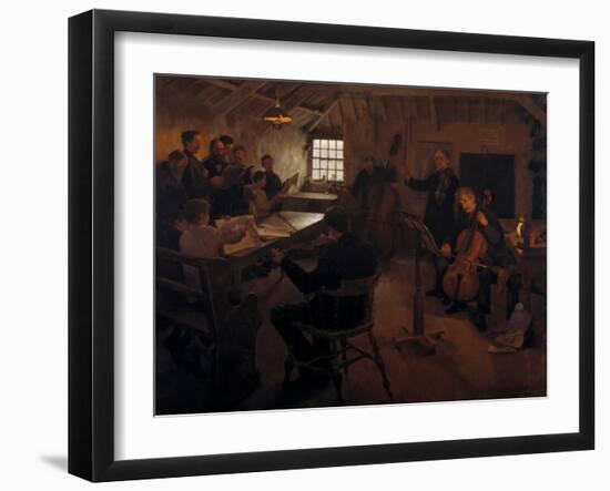 The Village Philharmonic, 1888 (Oil on Canvas)-Stanhope Alexander Forbes-Framed Giclee Print