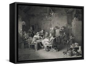 The Village Politicians, Engraved by Abraham Raimbach (1784-1868), 1814 (Engraving)-Sir David Wilkie-Framed Stretched Canvas
