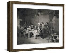 The Village Politicians, Engraved by Abraham Raimbach (1784-1868), 1814 (Engraving)-Sir David Wilkie-Framed Giclee Print