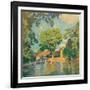 'The Village Pond, Upton Grey', c1914-Emile Claus-Framed Giclee Print