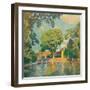 'The Village Pond, Upton Grey', c1914-Emile Claus-Framed Giclee Print