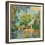 'The Village Pond, Upton Grey', c1914-Emile Claus-Framed Giclee Print