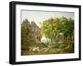 The Village Pond-Dutch School-Framed Giclee Print