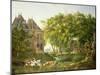 The Village Pond-Dutch School-Mounted Giclee Print