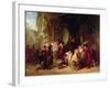 The Village Post Office-Frederick Goodall-Framed Giclee Print