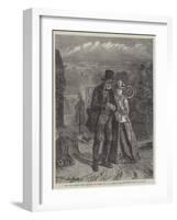 The Village Postman, 'Nothing, I'm Afraid, This Morning, Miss'-William Hemsley-Framed Giclee Print