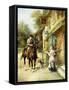 The Village Postman-Heywood Hardy-Framed Stretched Canvas