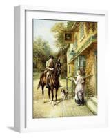 The Village Postman-Heywood Hardy-Framed Giclee Print