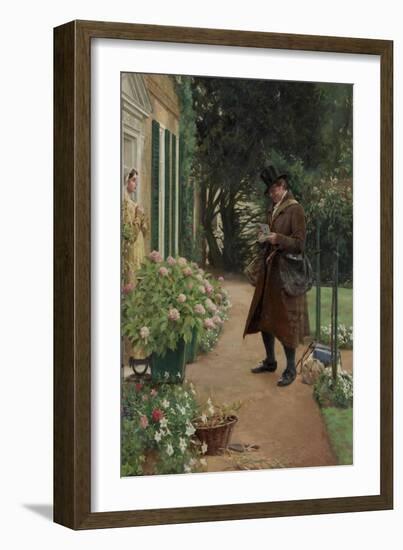 The Village Postman-Walter Dendy Sadler-Framed Giclee Print